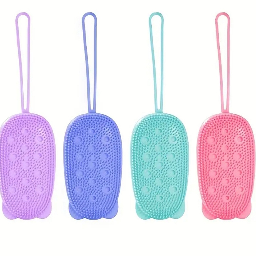 Double-Sided Silicone Bath Brush